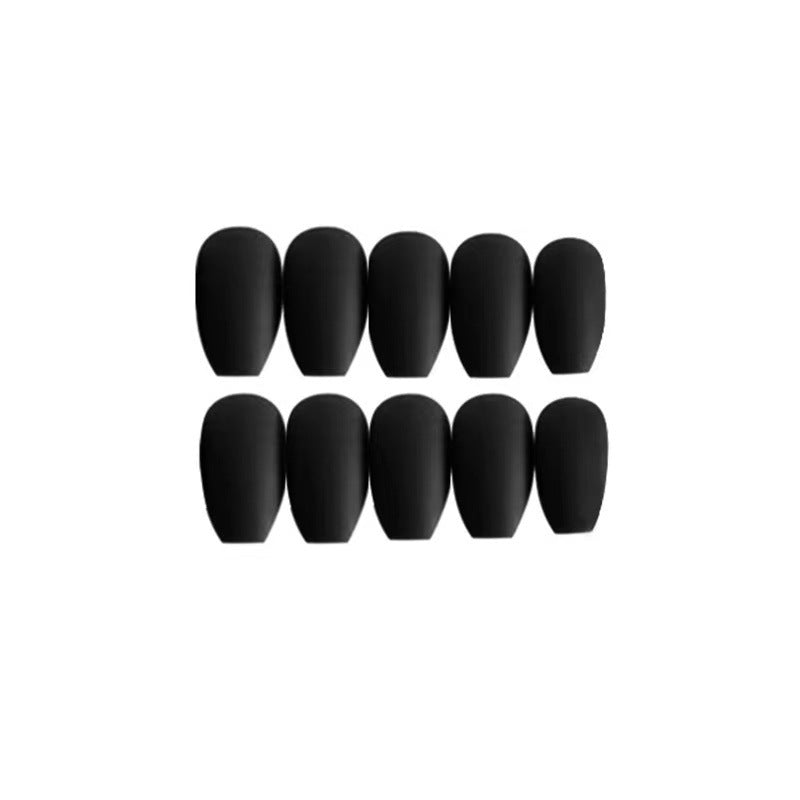 Frosted artificial nails in an elegant design Kalsten