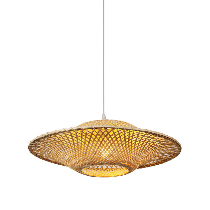 Woven Bamboo Ceiling Lamp