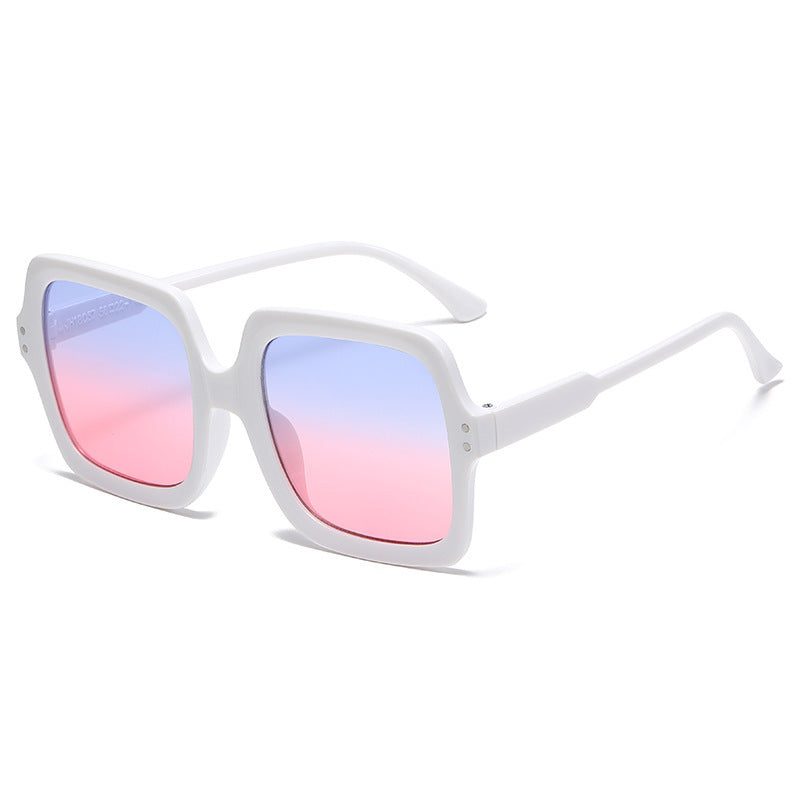 Ladies fashionable square sunglasses with mirrored lenses Kalsten