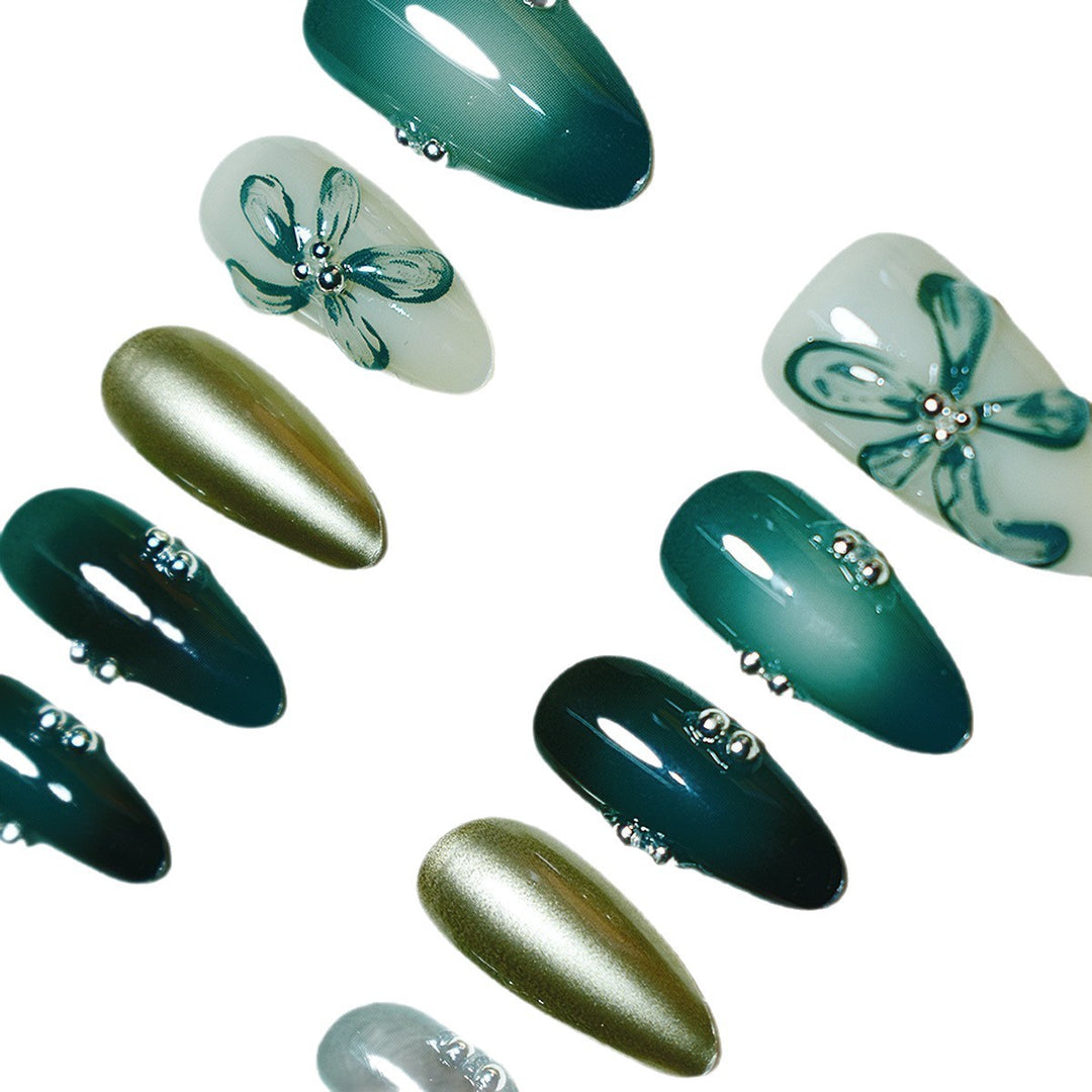 Premium Artistic Press-On Nail Set Kalsten