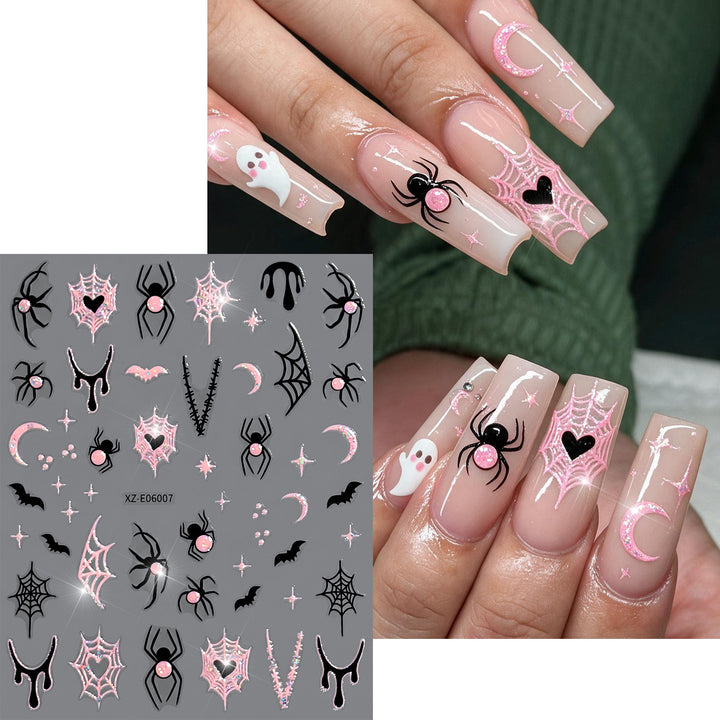 Halloween-Themed Nail Art Sticker Set  1791507032