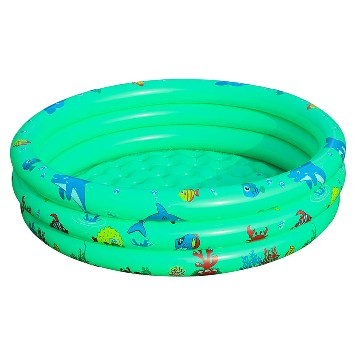 Women inflatable paddling pool with colorful sea design Kalsten