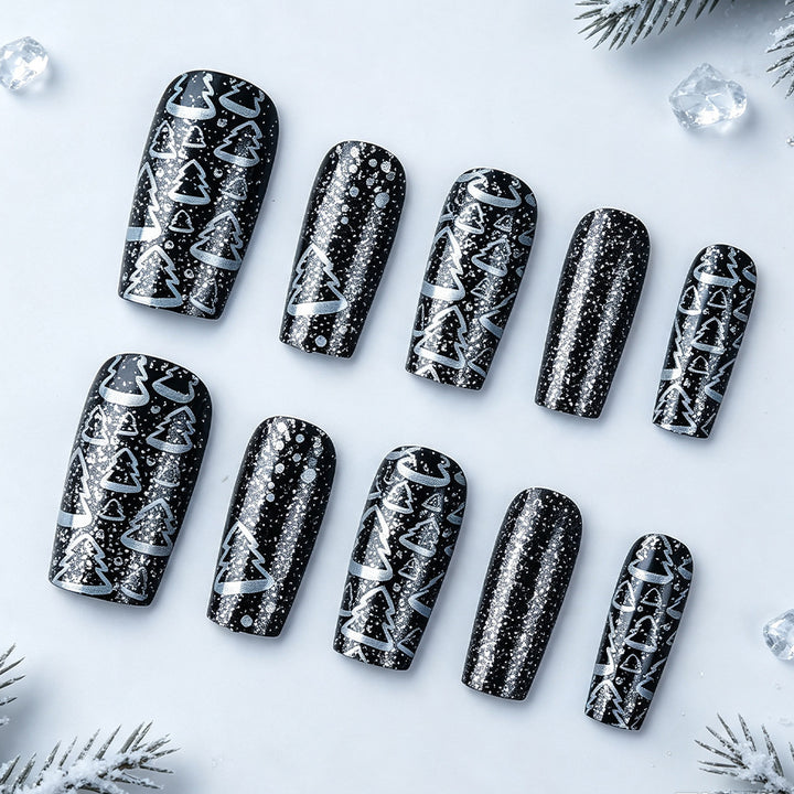 Artistic Glossy Press-On Nails Kalsten