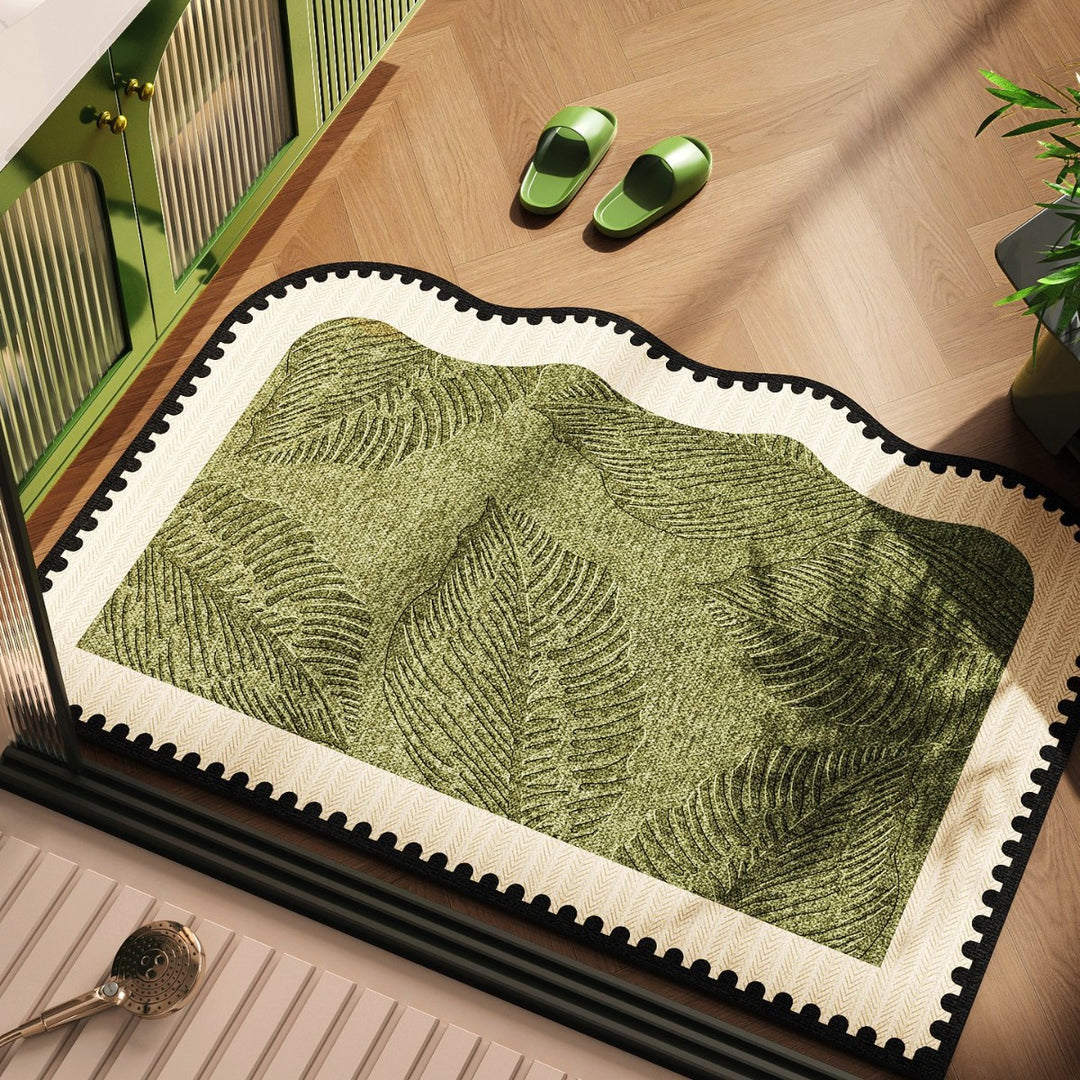 Lace-Trimmed Bath Mat Kalsten