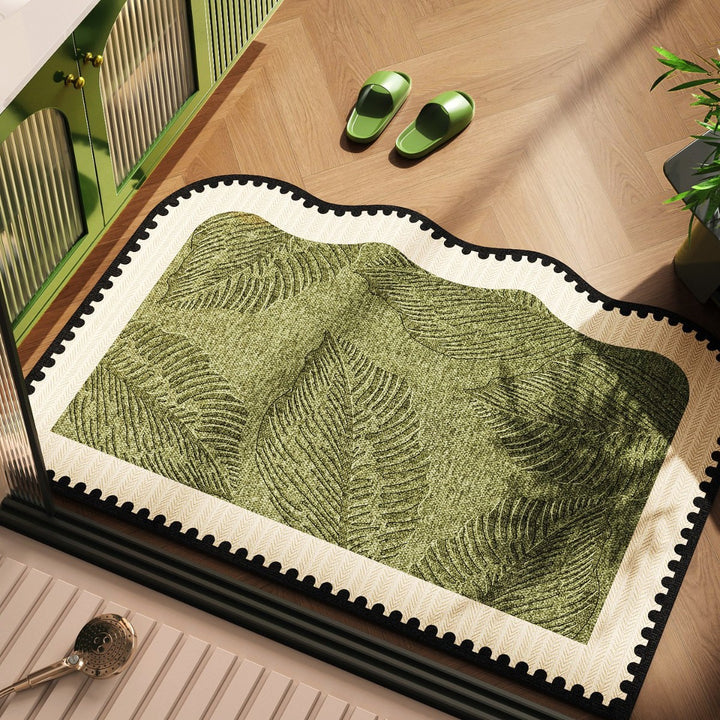 Lace-Trimmed Bath Mat Kalsten