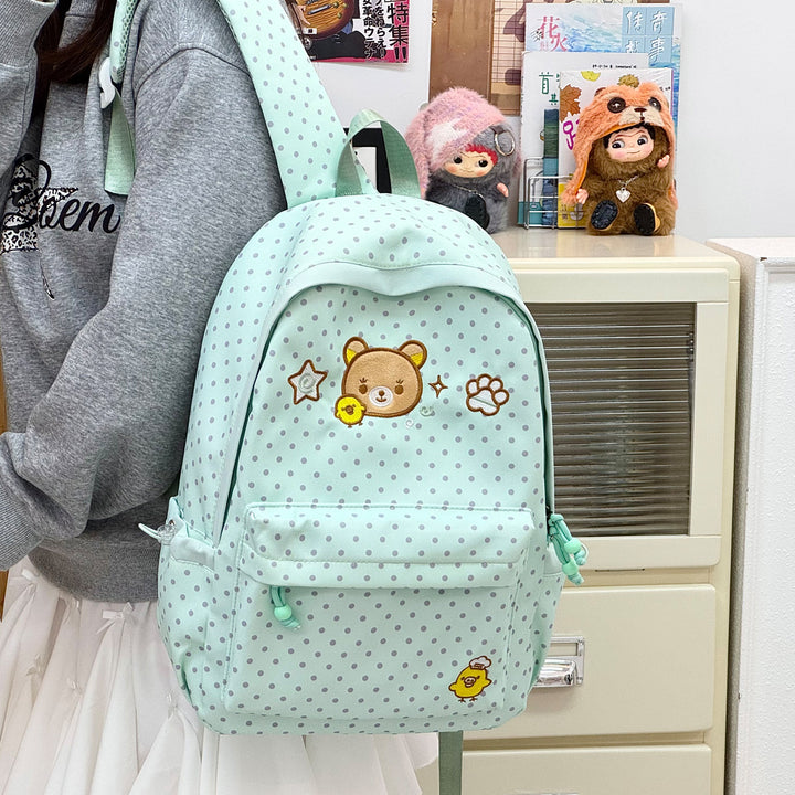 Cute Illustrated Animal-Themed Backpack Kalsten