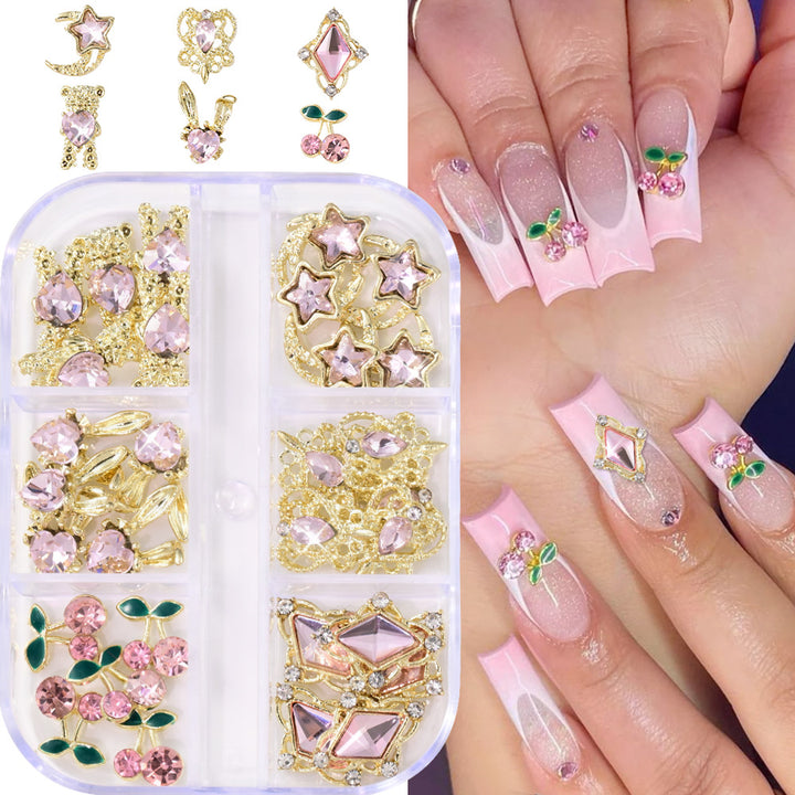 Decorative 3D Nail Art Charms Set