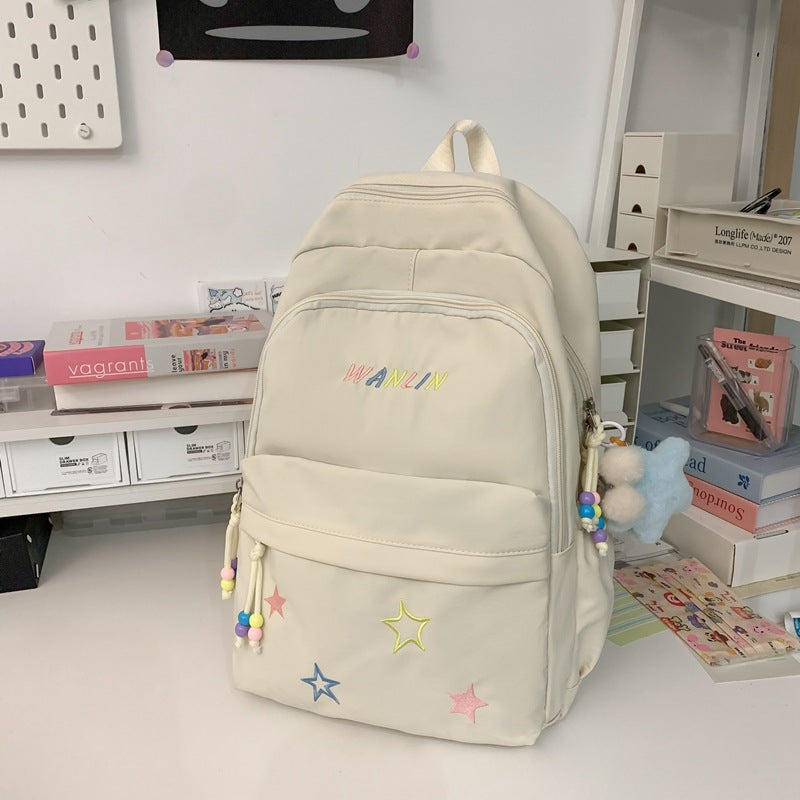 Playful Star-Embellished Backpack Kalsten