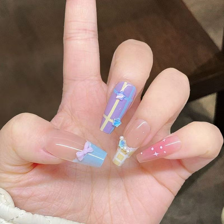 Cute Themed Press-On Nail Set Kalsten