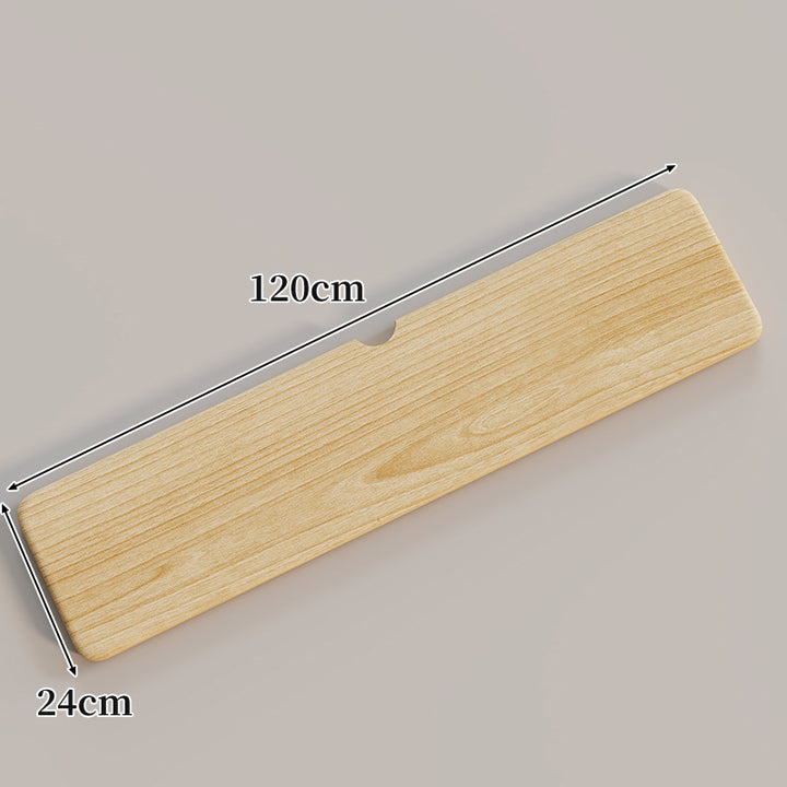 Ergonomic Solid Wood Keyboard Palm Rest with Cable Notch