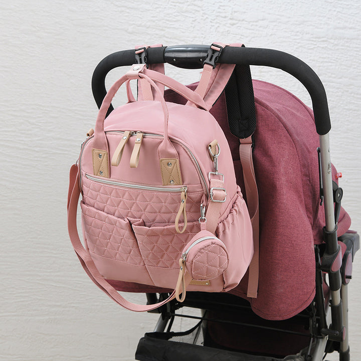 Quilted Multi-Function Backpack Kalsten