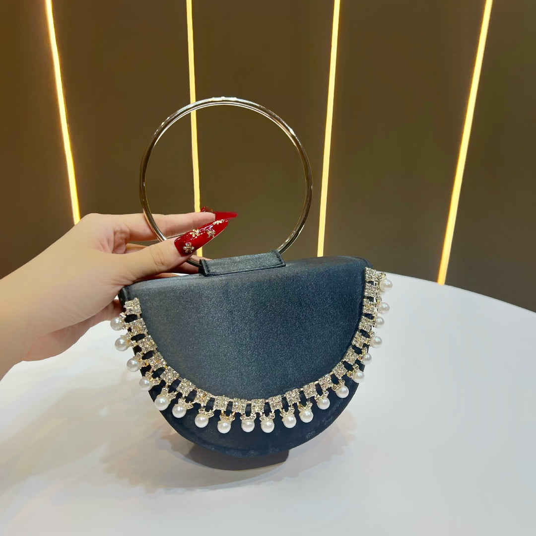 Pearl-Accented Evening Clutch