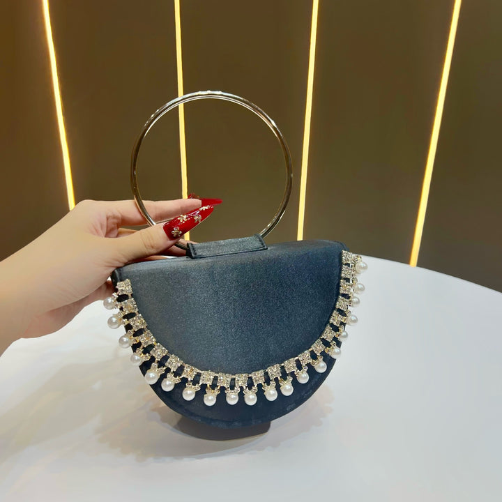 Pearl-Accented Evening Clutch