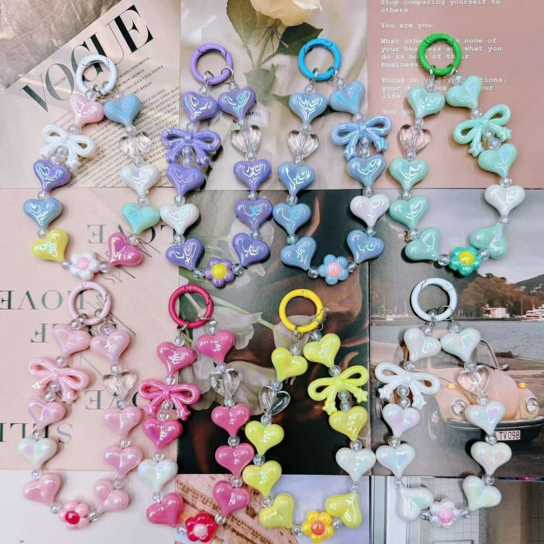 Decorative Heart-Shaped Keychain kalsten