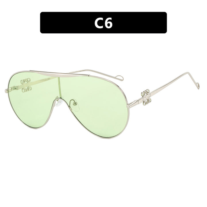 Ladies UV Protection Sunglasses in Fashionable Pilot Style Kalsten