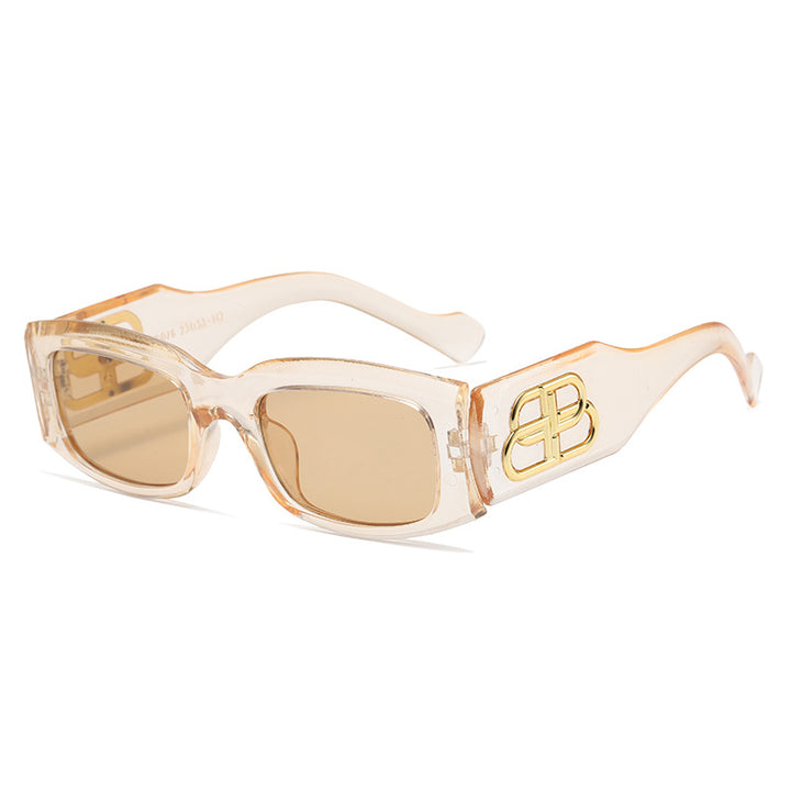 Women's fashionable square sunglasses with luxurious frame accents Kalsten