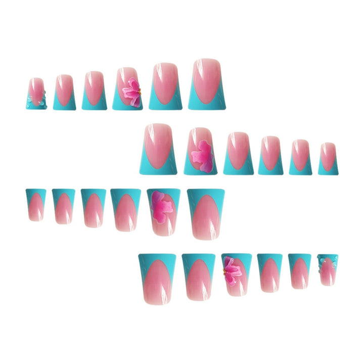 Artistic French Tip Nail Enhancements Kalsten