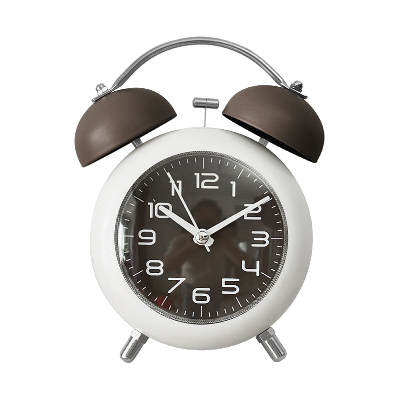 Elegant analog alarm clock with double bells and large dial Kalsten