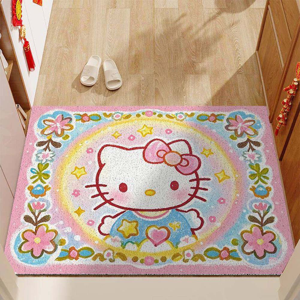 Cartoon-Themed Entryway Mat