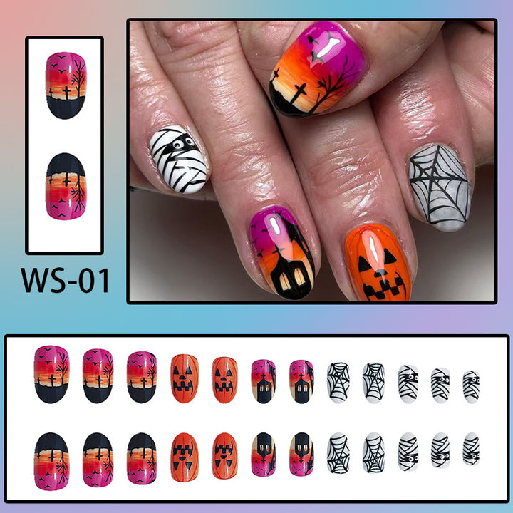 Halloween-Themed Nail Art Stickers