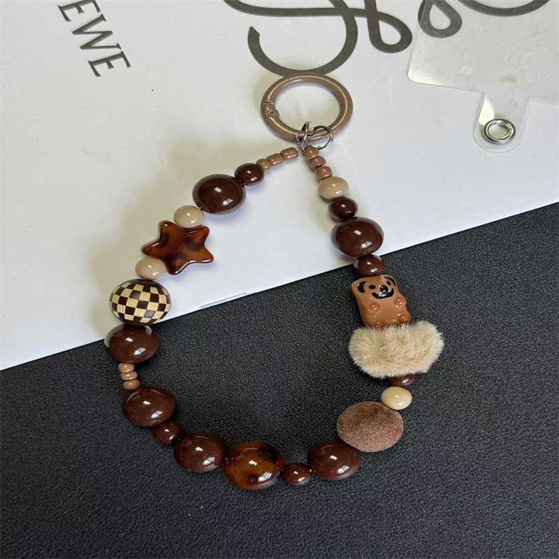 Decorative Beaded Keychain Holder Kalsten