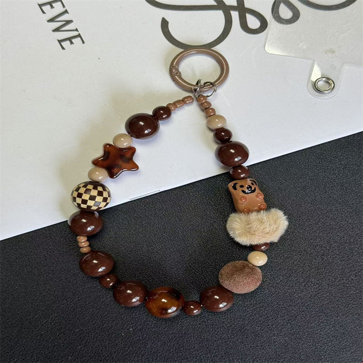 Decorative Beaded Keychain Holder Kalsten