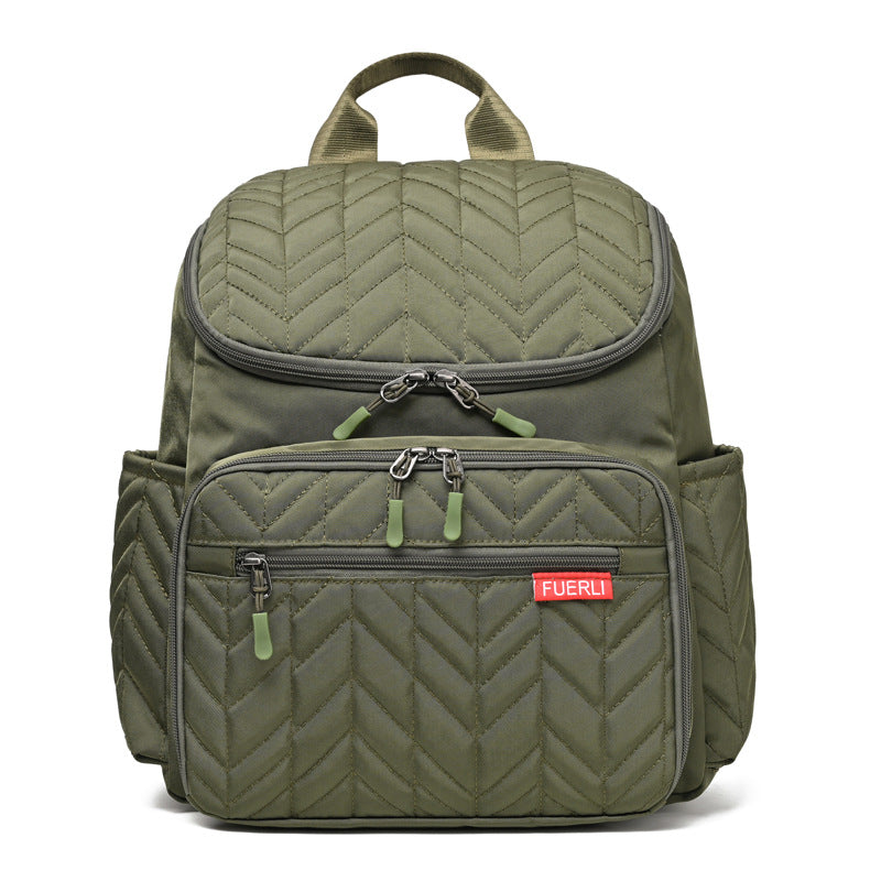 Elegant Quilted Multi-Compartment Backpack Kalsten
