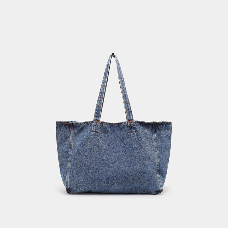 Casual Denim Tote Bag