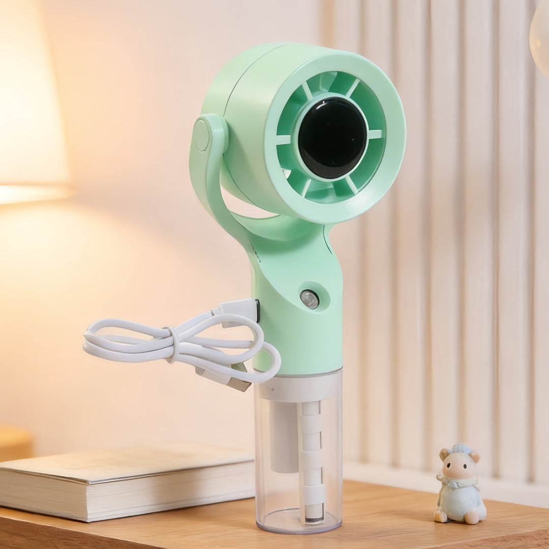Women's Portable Mist Hand Fan with USB Connection Kalsten