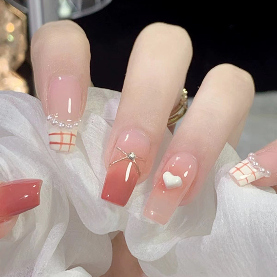Decorative Press-On Nail Art Set  1791804135