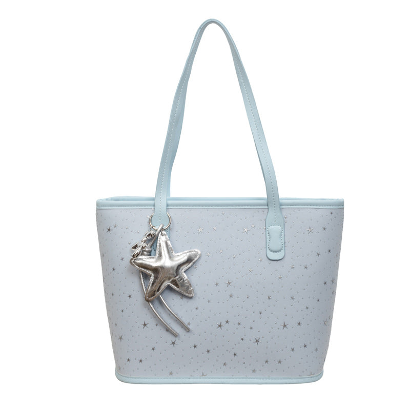 Trendy Star-Print Tote Bag Kalsten