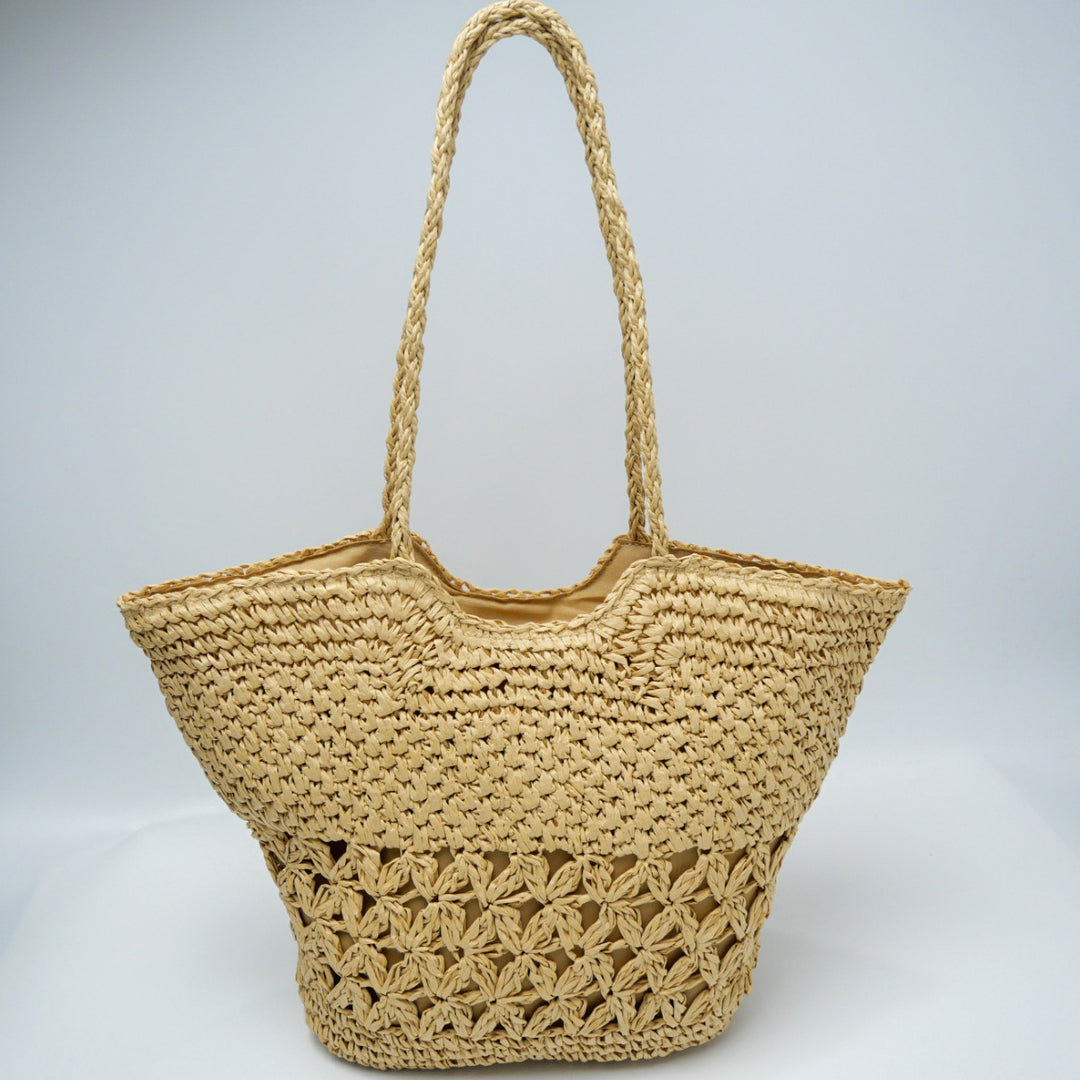 Vintage-Made Rattan Tote Bag Kalsten