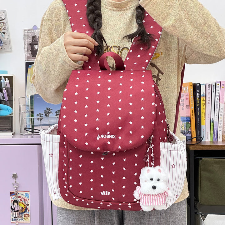 Stylish Star-Embellished Backpack Kalsten 1791205579