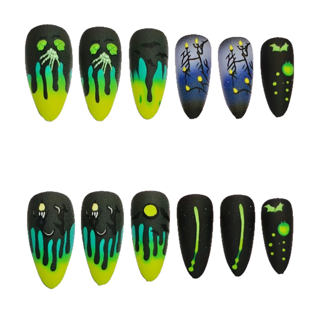 Halloween-Themed Nail Art