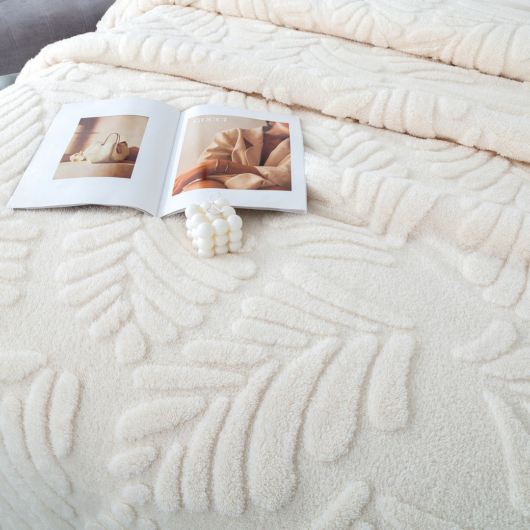Soft Textured Plush Blanket