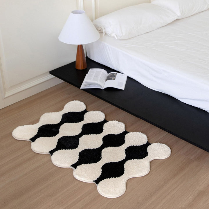 Contemporary Wavy Design Kalsten Rug