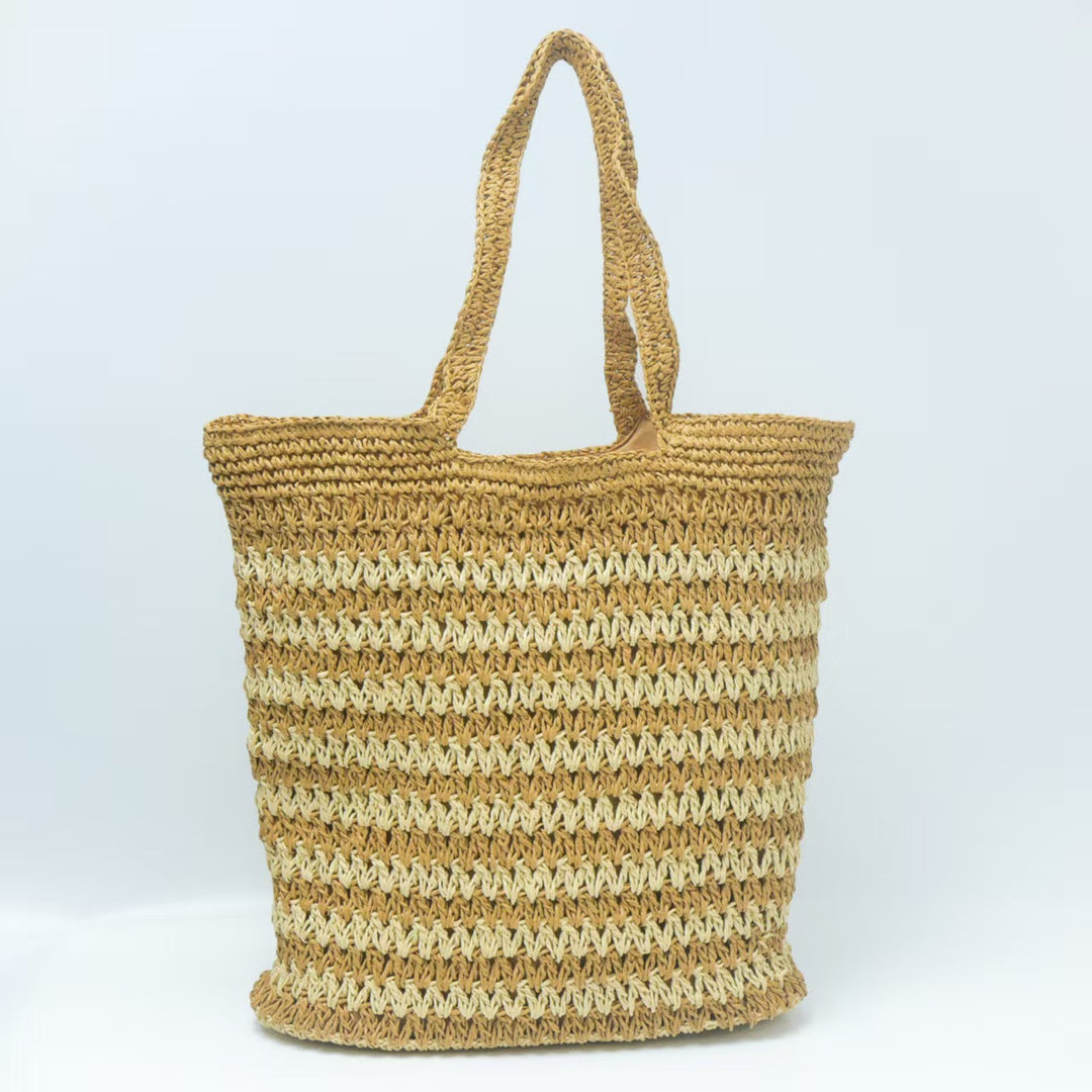 Braided beach bag with breathable structure Kalsten