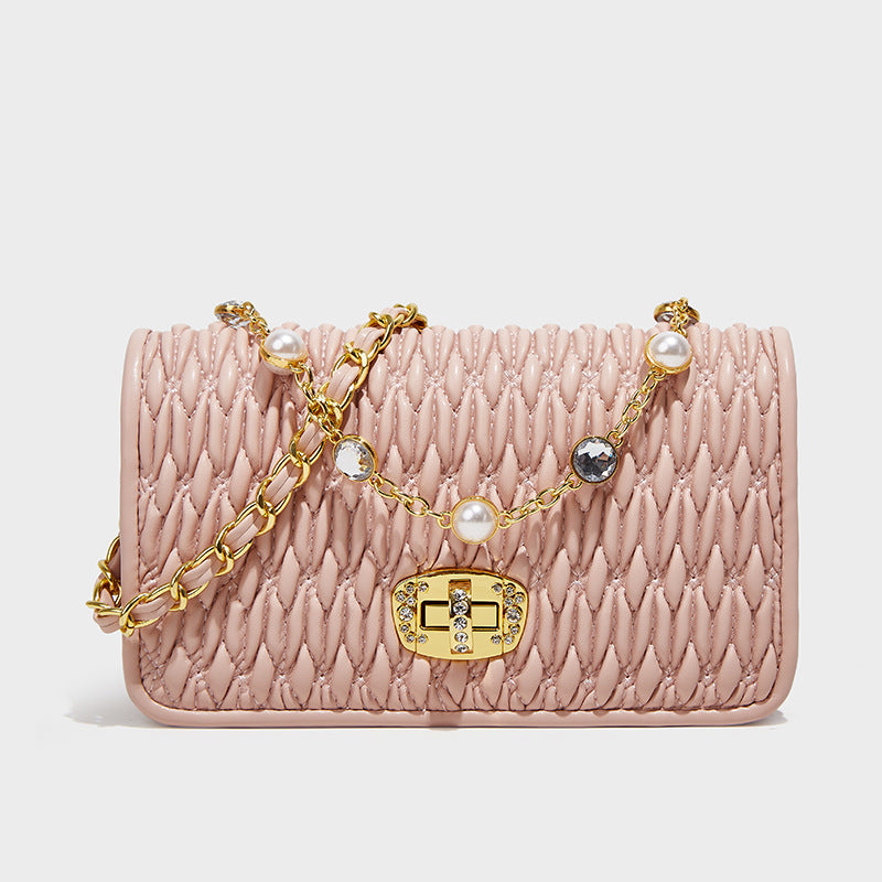 Elegant Quilted Evening Clutch Bag