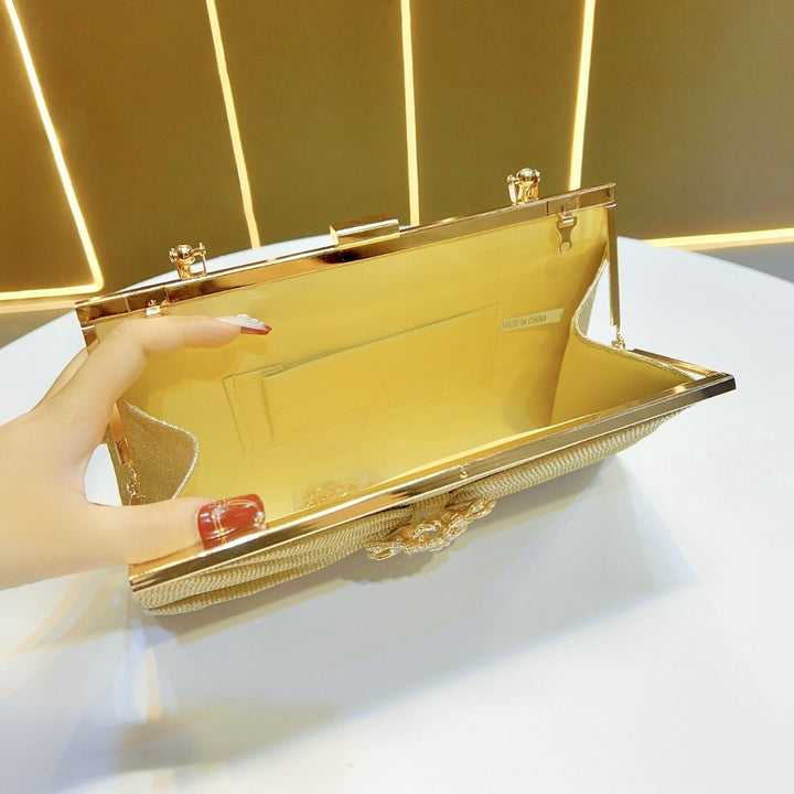 Glamorous Metallic Evening Handbag