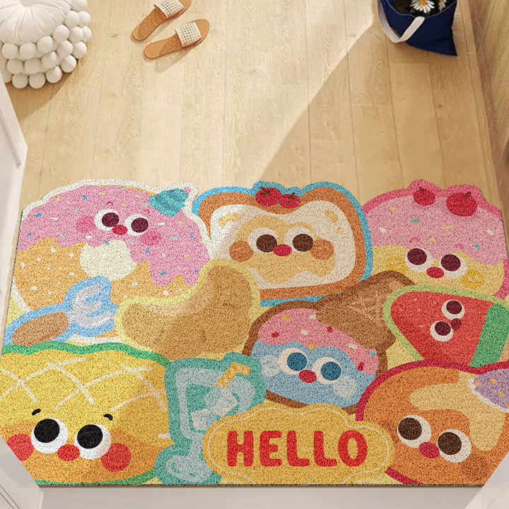 Whimsical Food-Themed Indoor Mat Kalsten