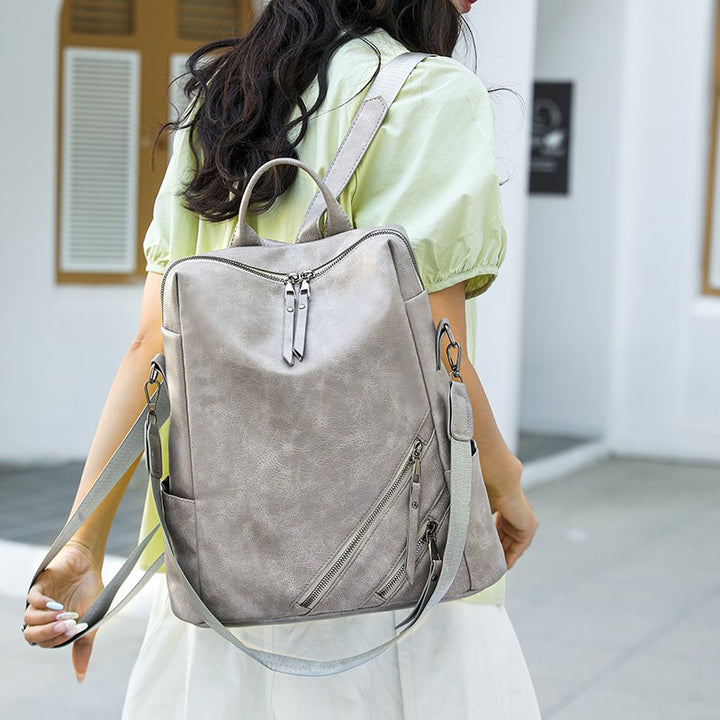 Fashionable Multi-Zipper Backpack Kalsten