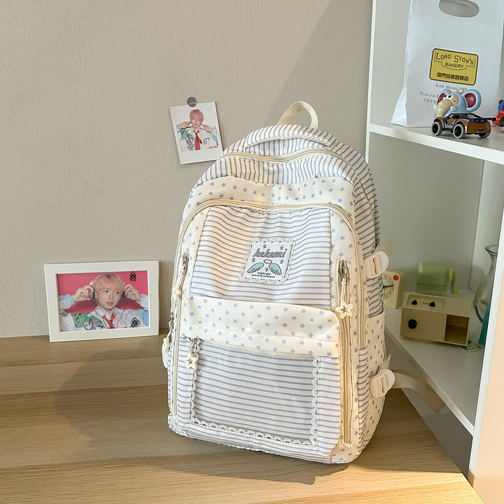 Cute Star-Patterned School Backpack Kalsten