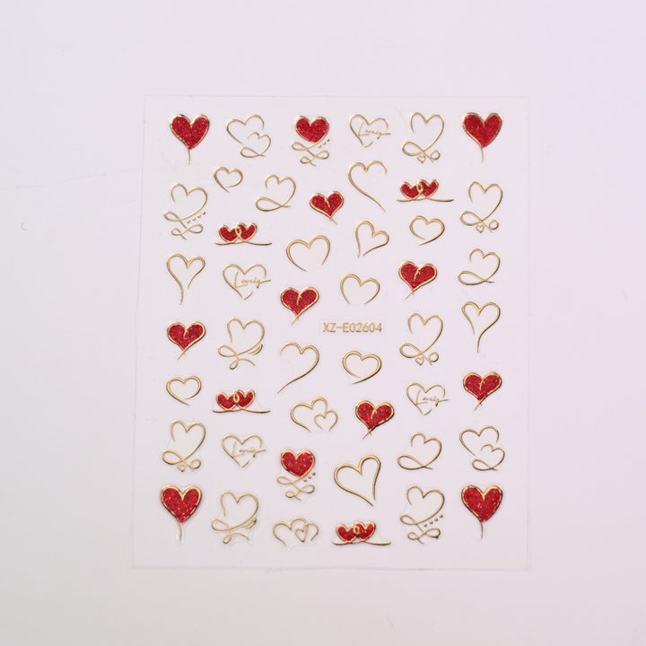 Cute Love-Themed Nail Art Charms