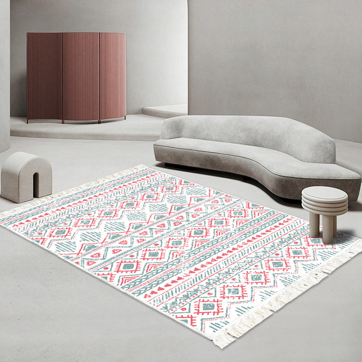Decorative Geometric Pattern Area Rug Kalsten