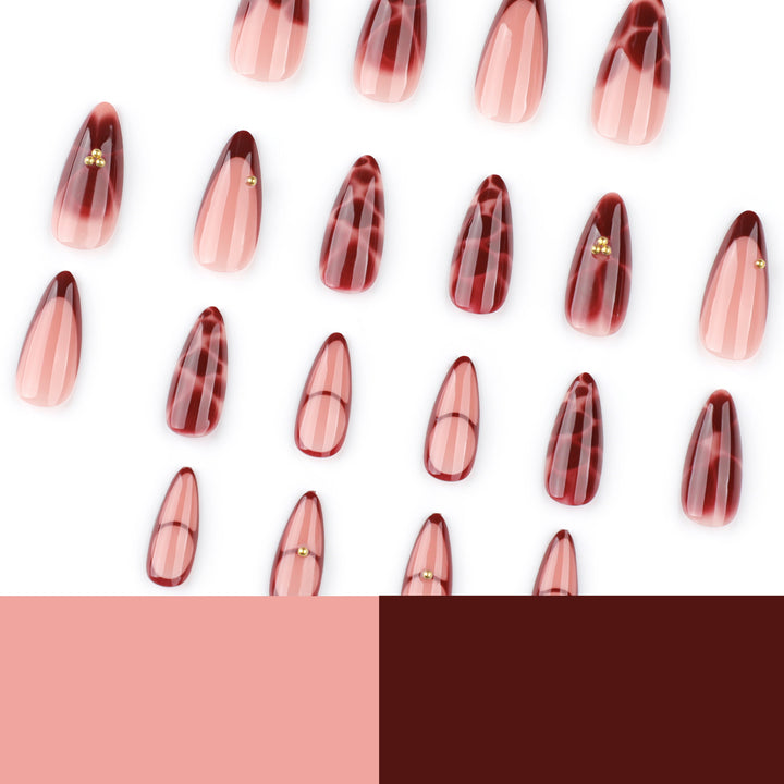 Artificial nails with elegant decorations Kalsten