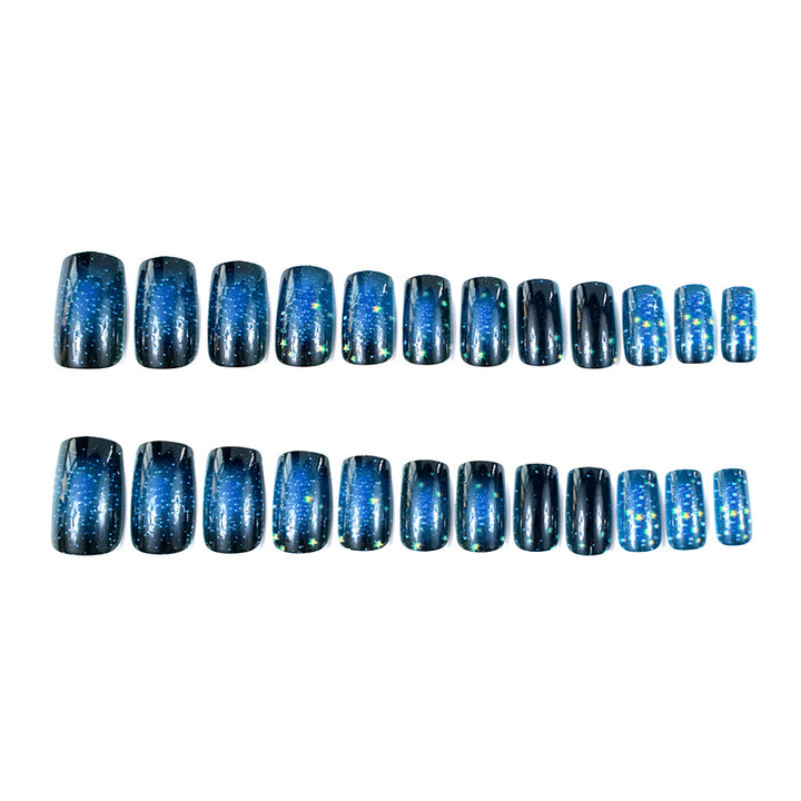 Celestial Night Sky Nail Art Enhancements Kalsten