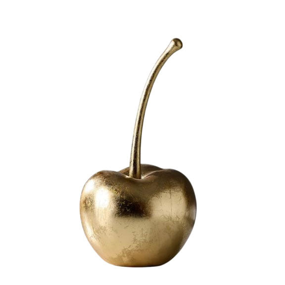 Decorative Golden Cherry Sculpture