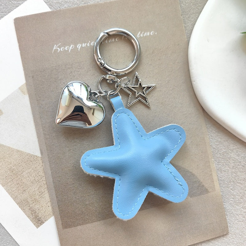 Keychain with star and heart design Kalsten