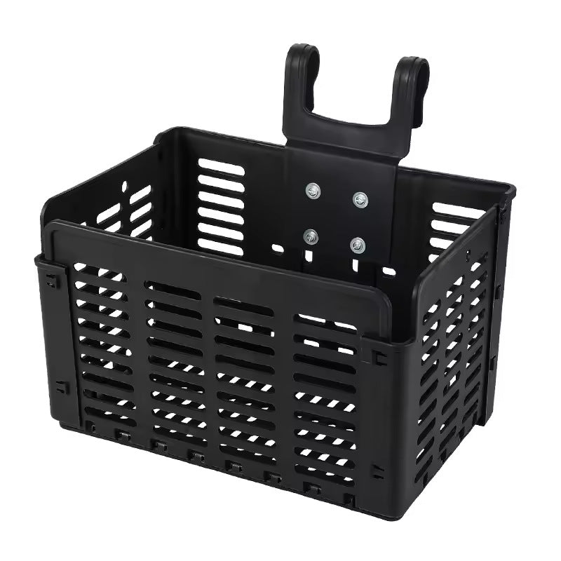 removable vented front bicycle cargo basket with universal handlebar mount Kalsten