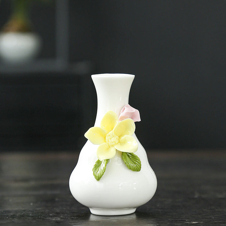 Artistic Floral Porcelain Vase Kalsten